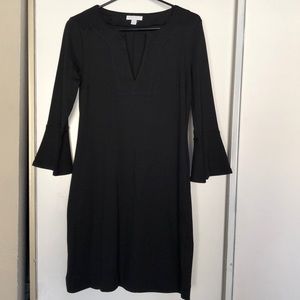 Black Quarter Sleeve Dress